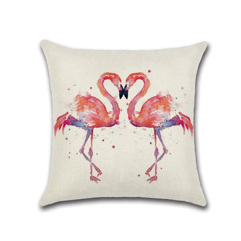 Flamingo Cushion Covers ( Pack of 5 ) - zeests.com - Best place for furniture, home decor and all you need