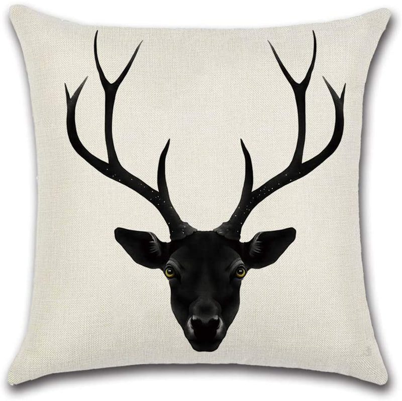 Deer Silhouette Cushion Covers ( Pack of 4 ) - zeests.com - Best place for furniture, home decor and all you need
