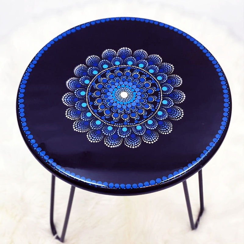 Blue Myst Hairpin Table - waseeh.com