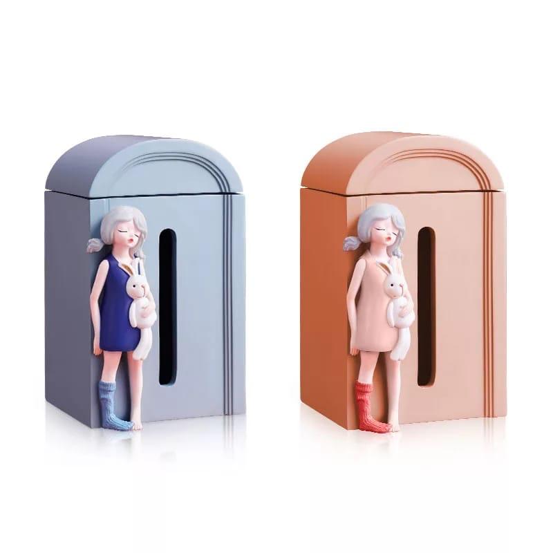 Waiting Girl Tissue Box - zeests.com - Best place for furniture, home decor and all you need