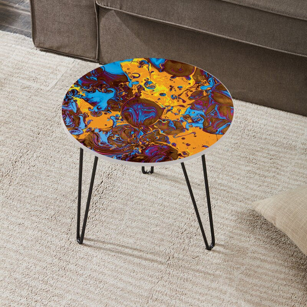 Yellow Universe Living Lounge Center Side Hairpin Table - zeests.com - Best place for furniture, home decor and all you need