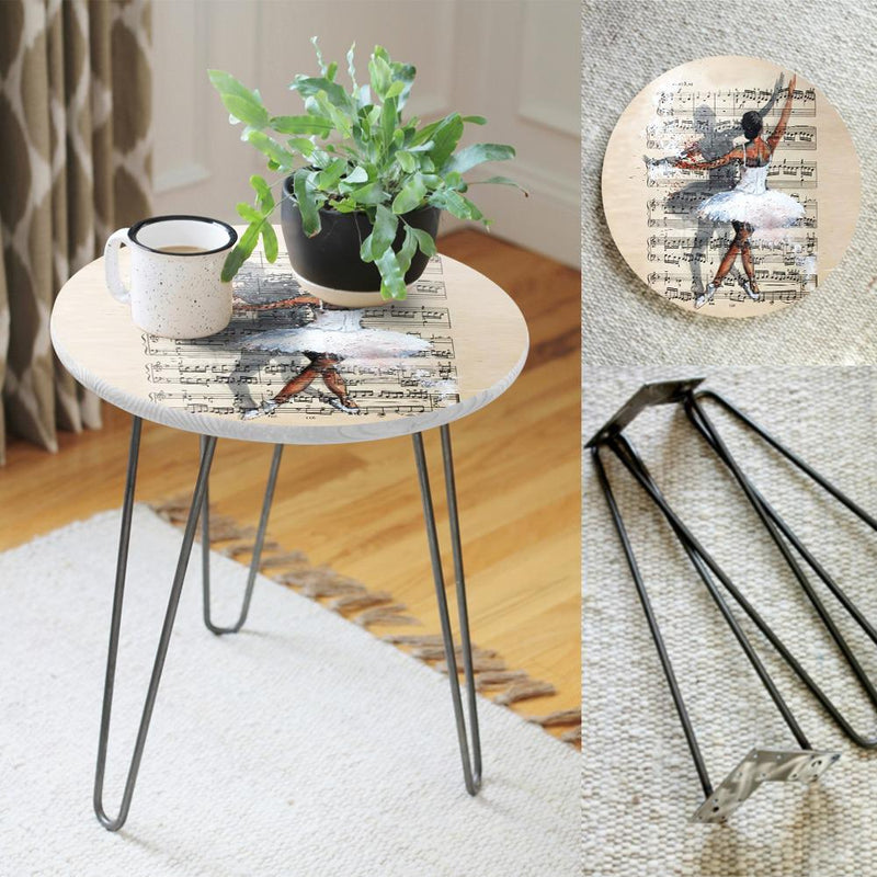 Sufi & Ballet Whirls Living Lounge Center Side Hairpin Table - zeests.com - Best place for furniture, home decor and all you need