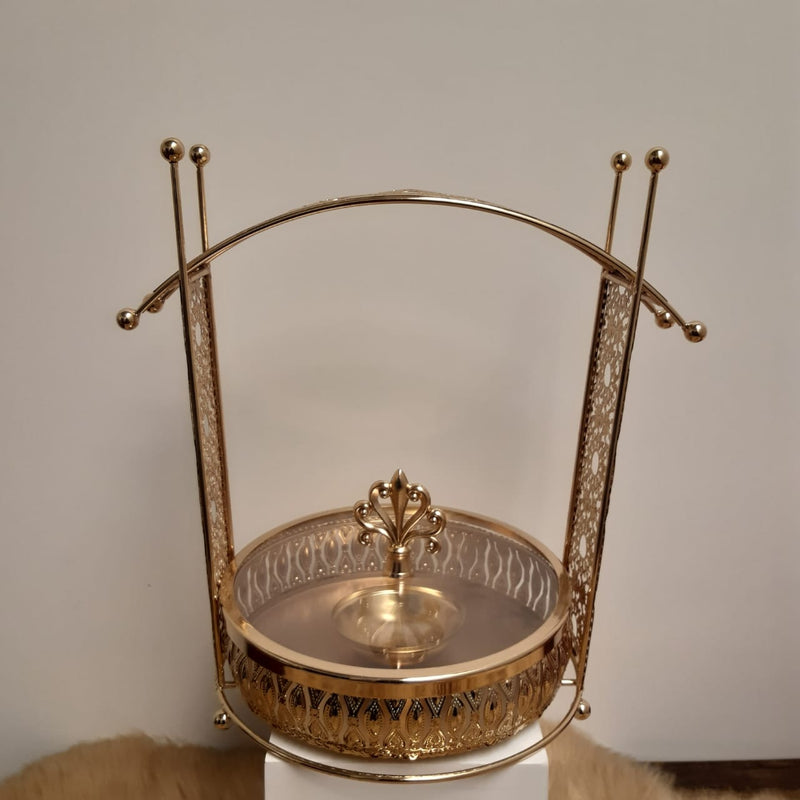 Decorative Metal Golden Plate - zeests.com - Best place for furniture, home decor and all you need