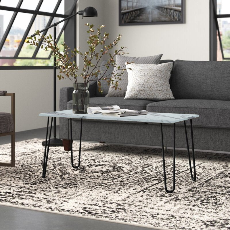 Revoli Living Lounge Center Side Hairpin Side Table - zeests.com - Best place for furniture, home decor and all you need
