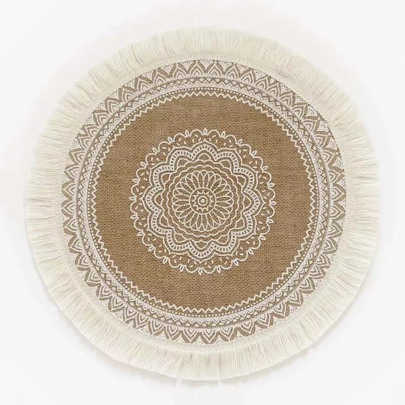 Jute Table Mats (Pack of 6) - zeests.com - Best place for furniture, home decor and all you need
