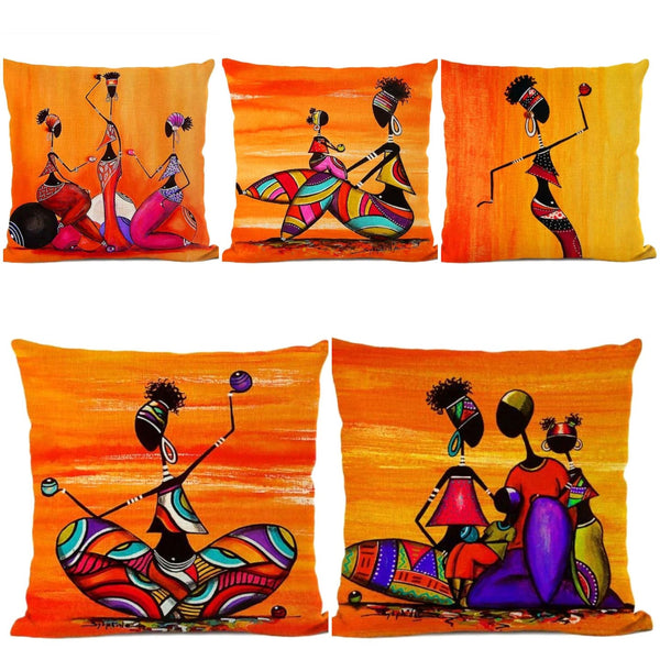 Egyptian Cleopatra Cushion Covers (Pack of 5) - zeests.com - Best place for furniture, home decor and all you need