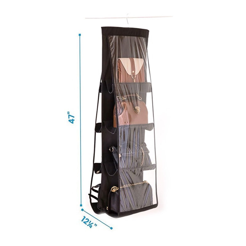 Hanging Purse Organizer (8 Compartments) - zeests.com - Best place for furniture, home decor and all you need