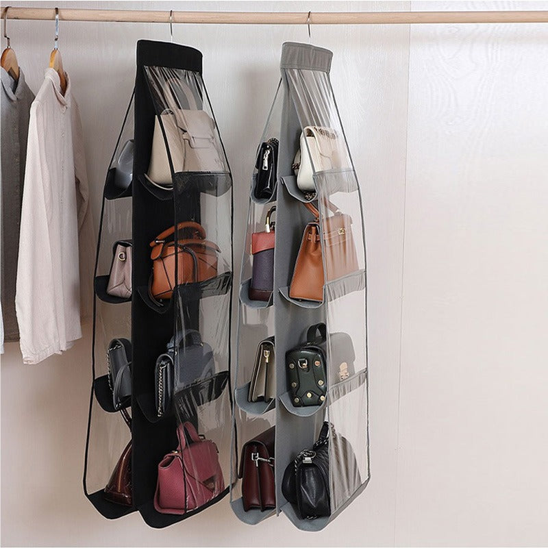 Hanging Purse Organizer (8 Compartments) - zeests.com - Best place for furniture, home decor and all you need