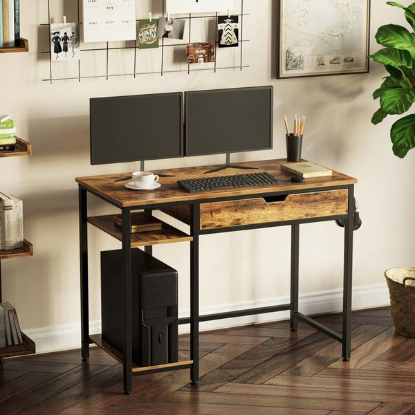 Occonor Home Office Writing Organizer Desk Drawer Table - zeests.com - Best place for furniture, home decor and all you need