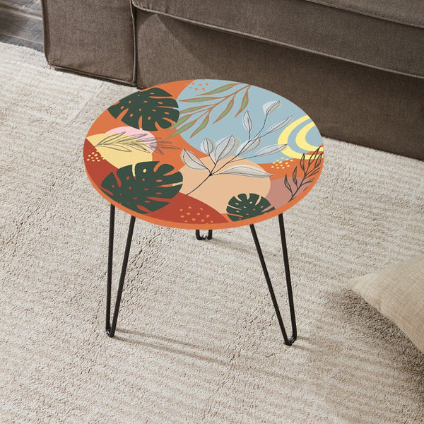 Cactus Leaves Living Lounge Center Side Hairpin Table - zeests.com - Best place for furniture, home decor and all you need