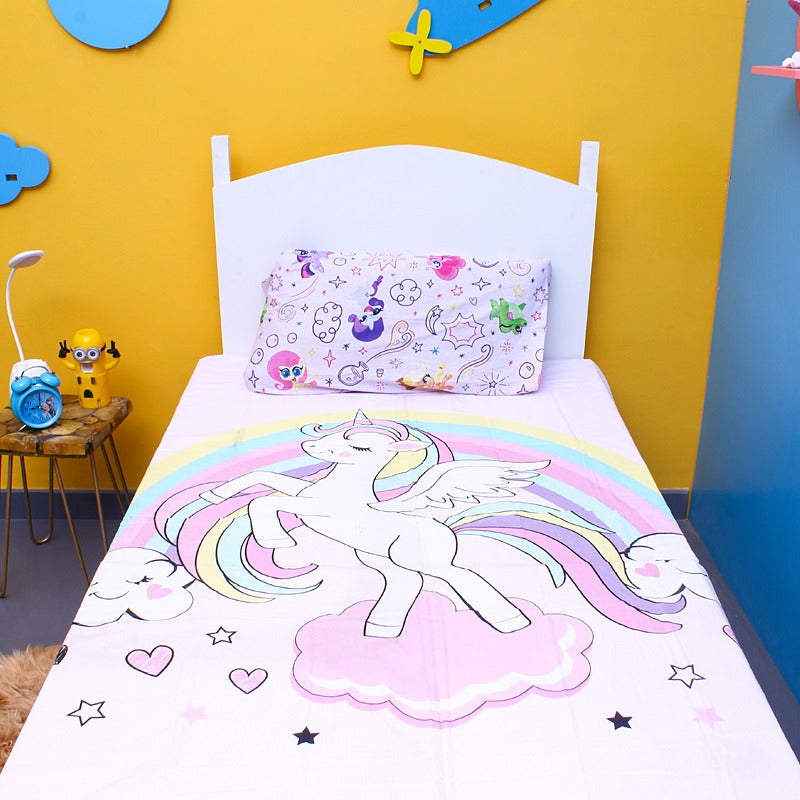 Unicorn "Flying Beauty" Bedsheet - zeests.com - Best place for furniture, home decor and all you need
