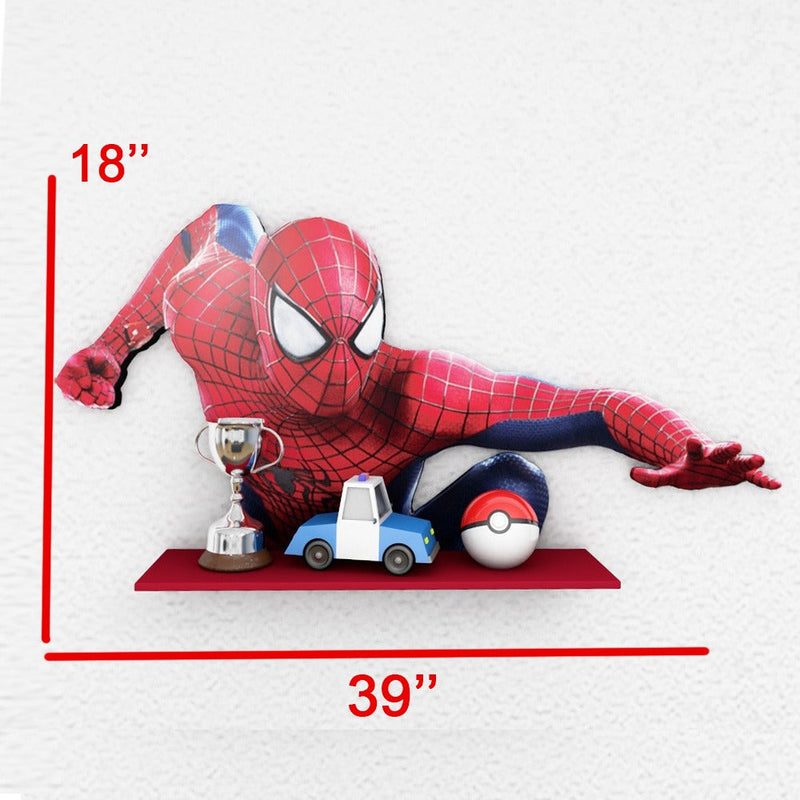 Amazing Spiderman Marvel Kids Bedroom Organizer Floating Shelve Decor - zeests.com - Best place for furniture, home decor and all you need