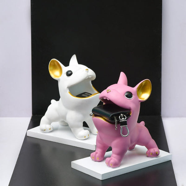 Bulldog Figurines Decor - zeests.com - Best place for furniture, home decor and all you need