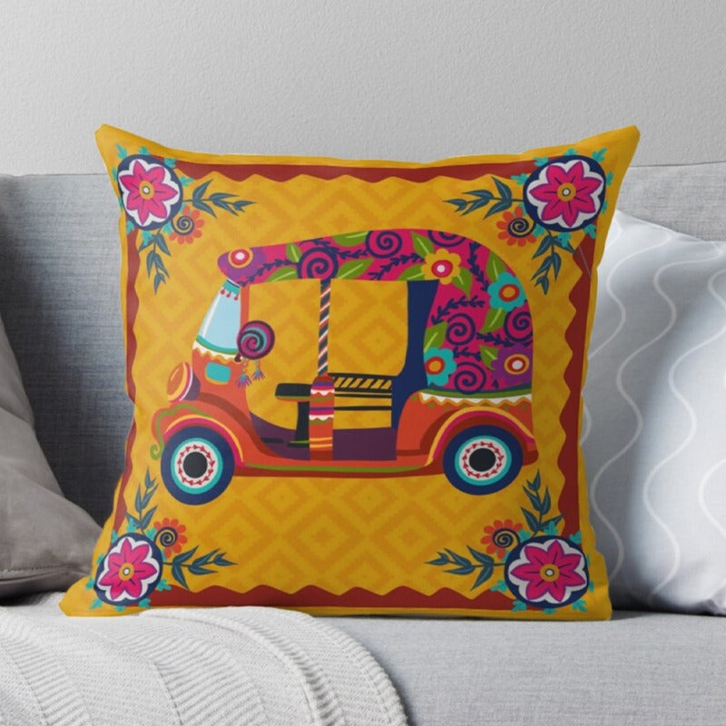 Truck Art Cushion Covers (Pack of 6) - zeests.com - Best place for furniture, home decor and all you need