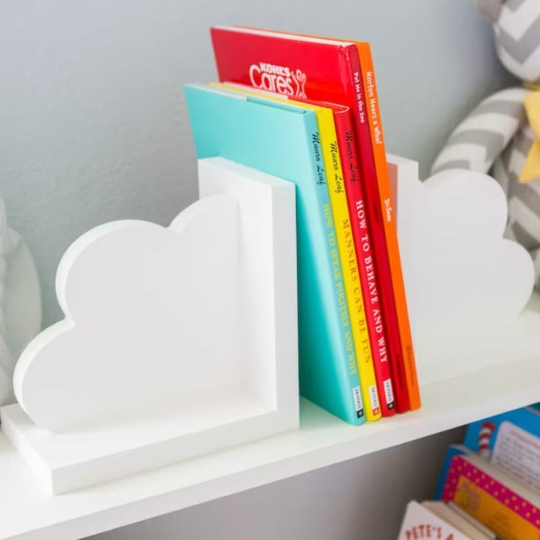 Cloudy Organizer Bookends Decor (Pack of 2) - zeests.com - Best place for furniture, home decor and all you need