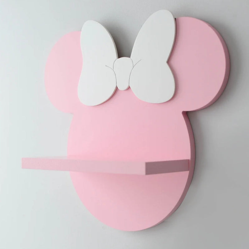 Minnie Mouse Kids Bedroom Floating Shelve Decor - zeests.com - Best place for furniture, home decor and all you need