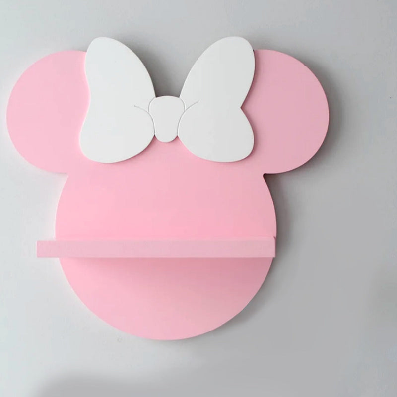 Minnie Mouse Kids Bedroom Floating Shelve Decor - zeests.com - Best place for furniture, home decor and all you need