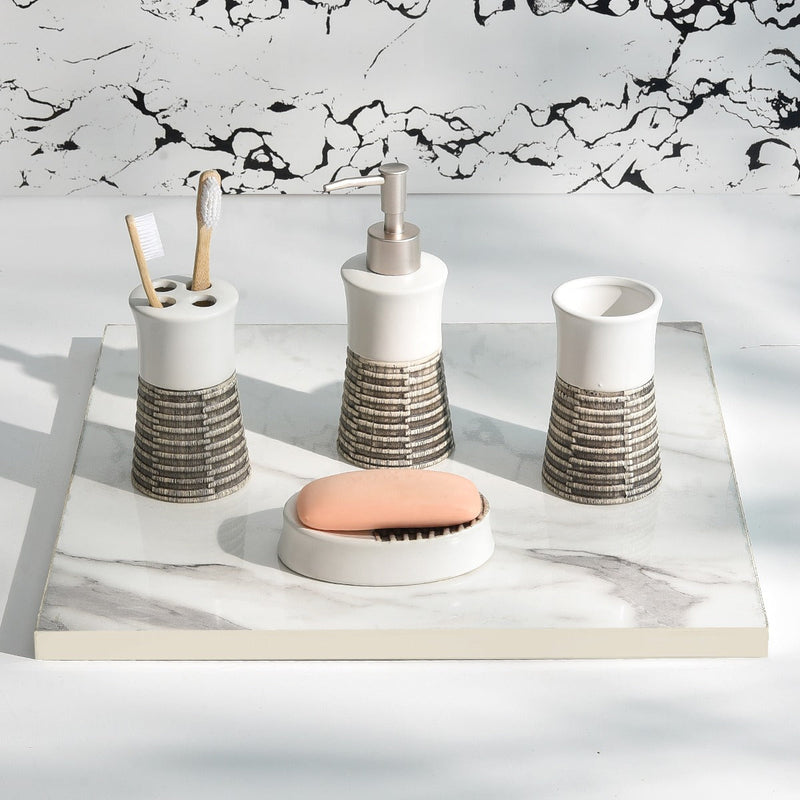 Nuttu Shell Bathroom Set - zeests.com - Best place for furniture, home decor and all you need