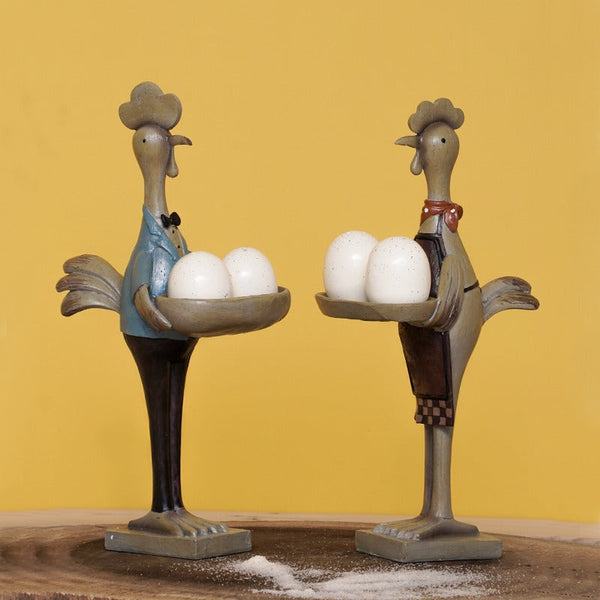 Mr. & Mrs. Chicken (Salt and Pepper Set) - zeests.com - Best place for furniture, home decor and all you need