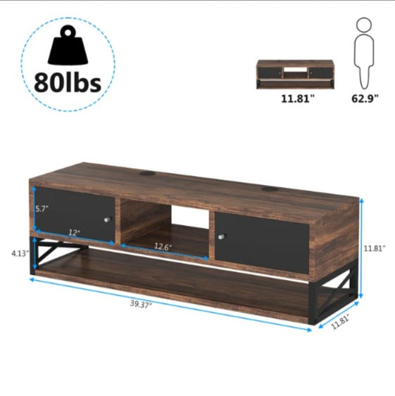 Malady Floating Lounge Bedroom TV Console Cabinet Shelve Stand Decor - zeests.com - Best place for furniture, home decor and all you need