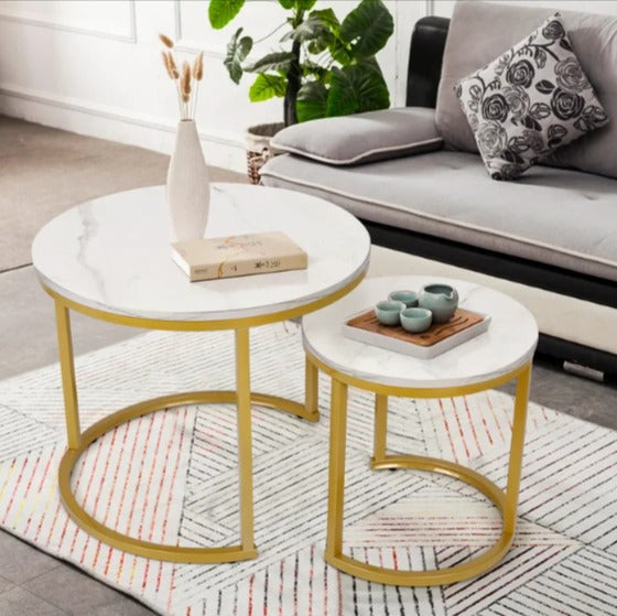 Briajah Living Dining Room Nesting Coffee Side Table (Set of 2) - zeests.com - Best place for furniture, home decor and all you need