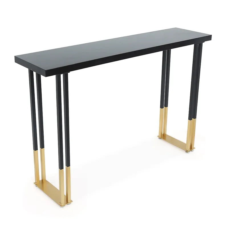 Feigned Living Lounge Drawing Room Counter Breakfast LED Console Table - zeests.com - Best place for furniture, home decor and all you need
