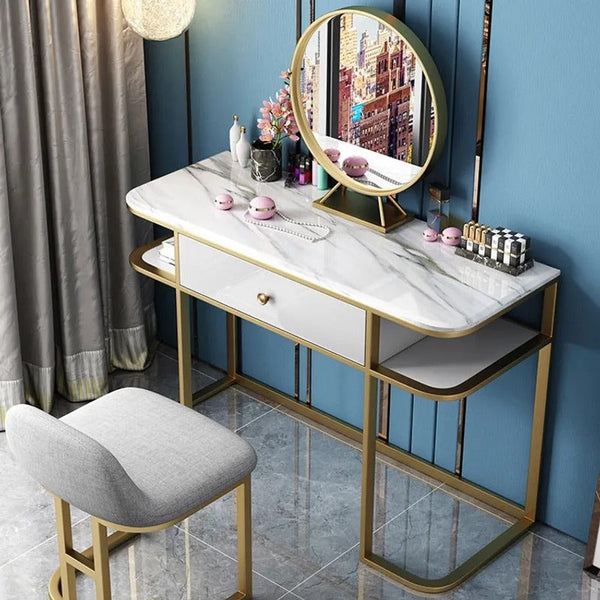 Spica Living Bedroom Modern Classic Dressing Console Table - zeests.com - Best place for furniture, home decor and all you need