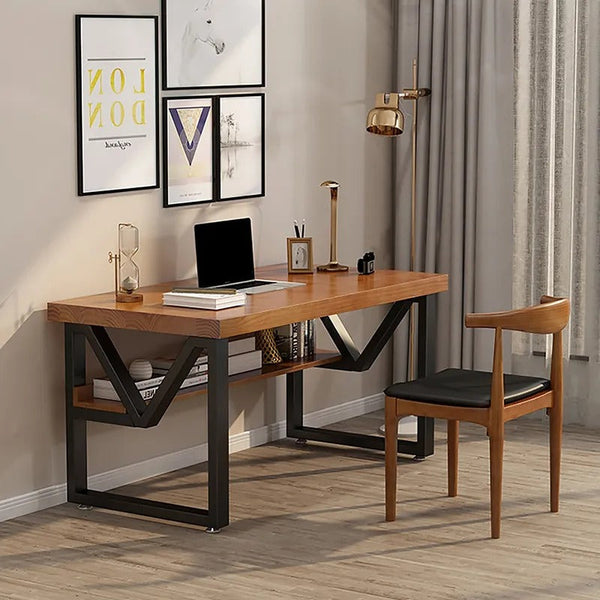 Elongate Home Office Writing Work Organizer Desk Table - zeests.com - Best place for furniture, home decor and all you need