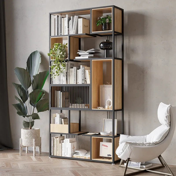 Congruous Lounge Living Room Bookcase Organizer Storage Rack - zeests.com - Best place for furniture, home decor and all you need