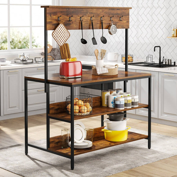 Brazen Kitchen Island Utensil Organizer Oven Storage Bakers Rack - zeests.com - Best place for furniture, home decor and all you need