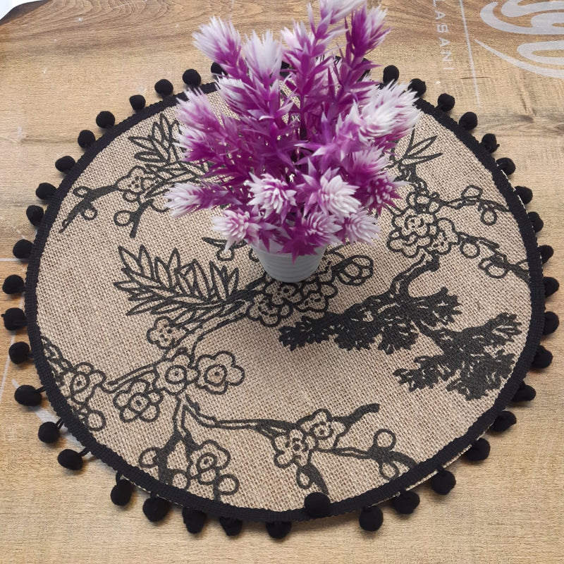 Jute Table Mats (Pack of 6) - zeests.com - Best place for furniture, home decor and all you need