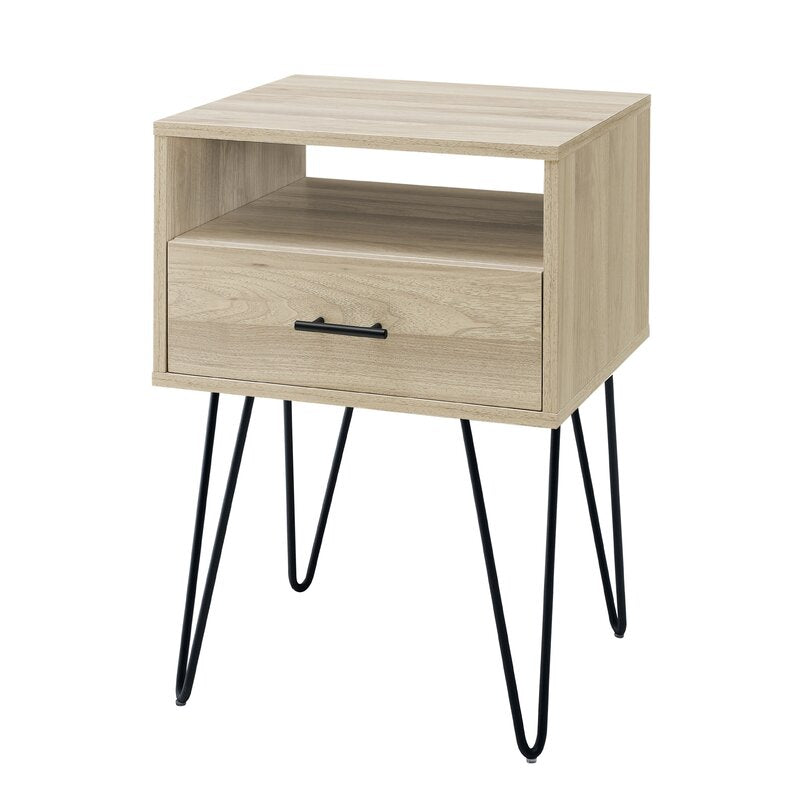 Rustic Living Lounge Center Side Hairpin Table (Birch Touch) - zeests.com - Best place for furniture, home decor and all you need