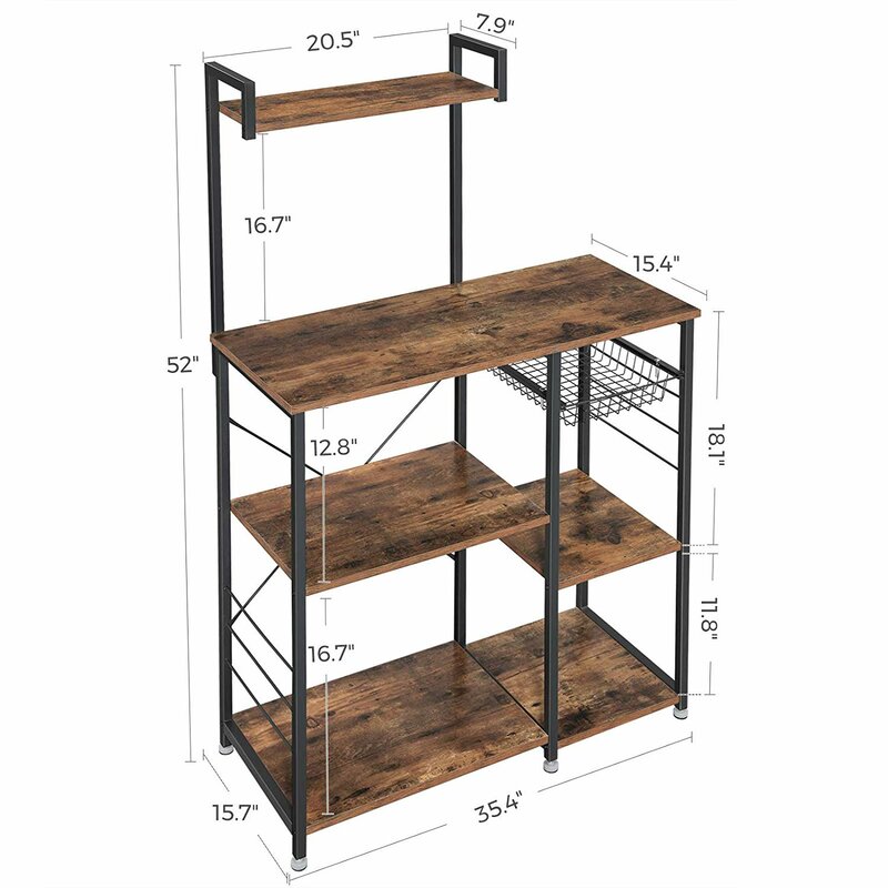 Worton Baker's Rack - zeests.com - Best place for furniture, home decor and all you need
