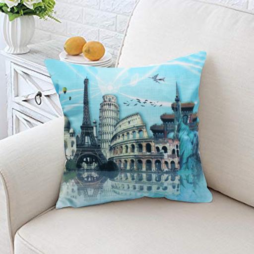 Contemporary Cushion Cover- LANDMARKS - zeests.com - Best place for furniture, home decor and all you need
