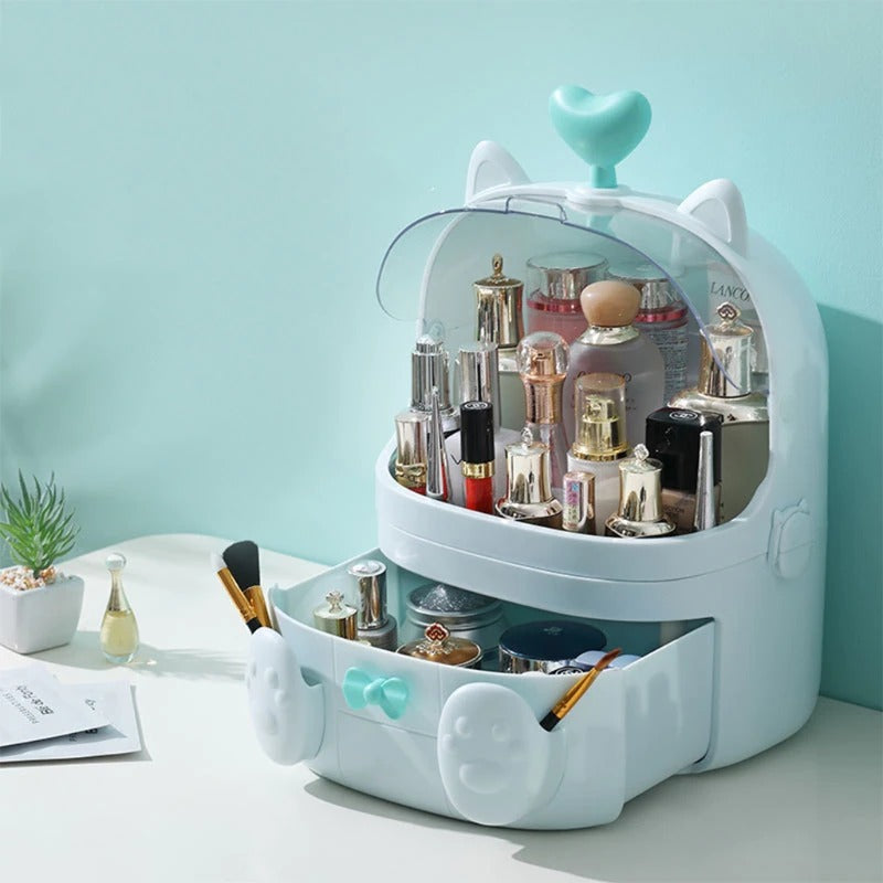 Rocky Penguin & Kitty cosmetic organizer - zeests.com - Best place for furniture, home decor and all you need