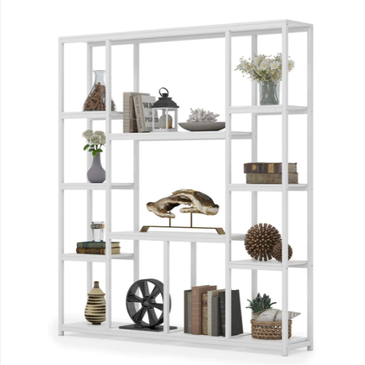 AJAAR Living Room Bookcase Shelve Organizer Storage Rack Decor - zeests.com - Best place for furniture, home decor and all you need