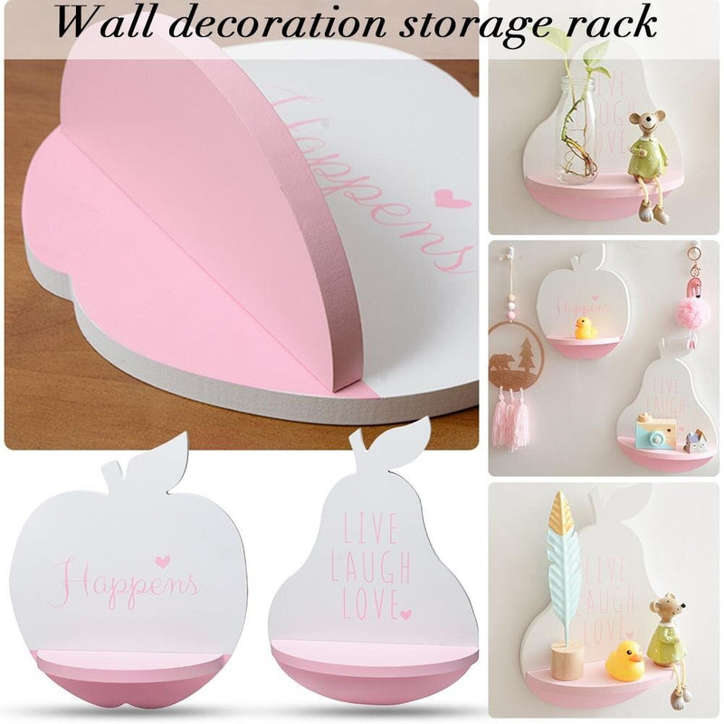 Fruity Kids Organizer Floating Rack Shelve Decor - zeests.com - Best place for furniture, home decor and all you need