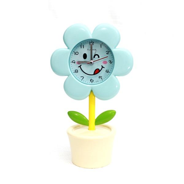 Kids Side Table Clock - Sunflower with pot - zeests.com - Best place for furniture, home decor and all you need