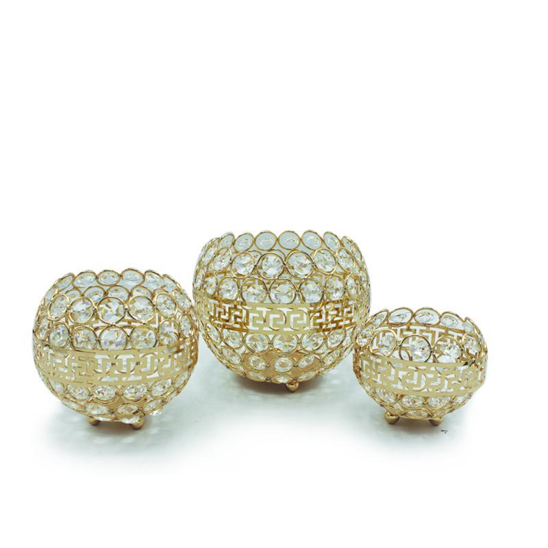 3 pc Golden Globe Set - zeests.com - Best place for furniture, home decor and all you need