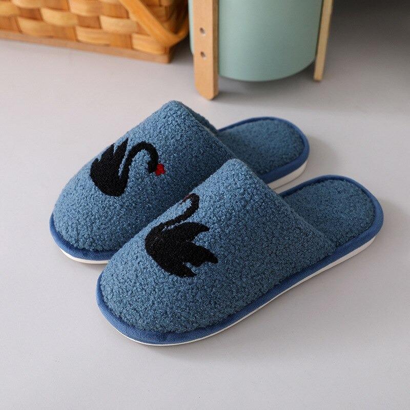Swan Warm Slippers (Blue) - zeests.com - Best place for furniture, home decor and all you need