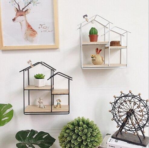 Wall-Mounted "Home" Metal Storage Frame - zeests.com - Best place for furniture, home decor and all you need