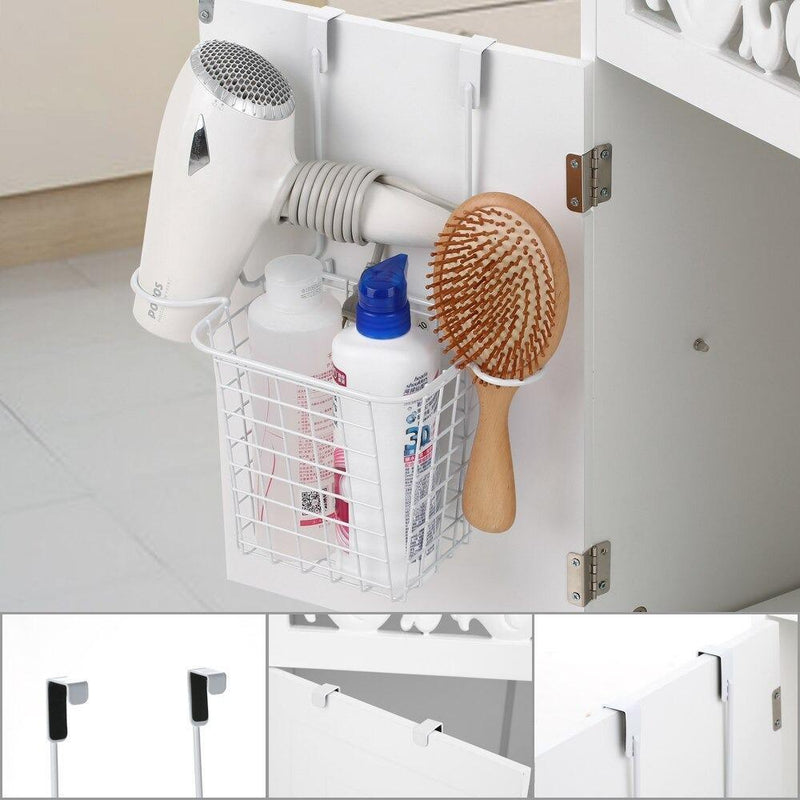 Metal Over Door Storage Basket - zeests.com - Best place for furniture, home decor and all you need