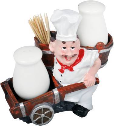 Salt & Pepper Set (Chef American Towing Trolley Style) - zeests.com - Best place for furniture, home decor and all you need