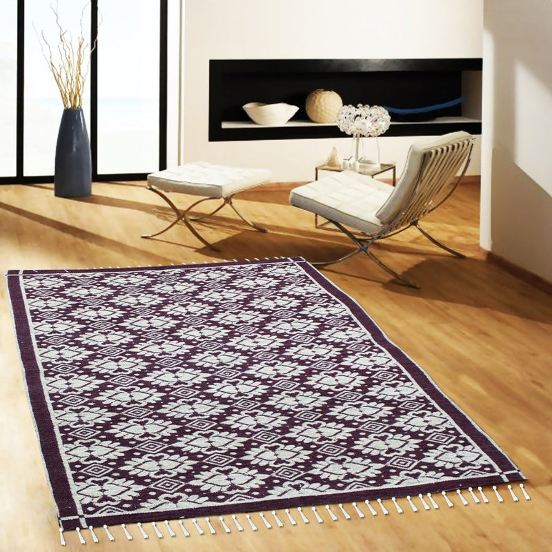Hand-woven Woolen Rug - Double Seam - 3' x 5' - zeests.com - Best place for furniture, home decor and all you need