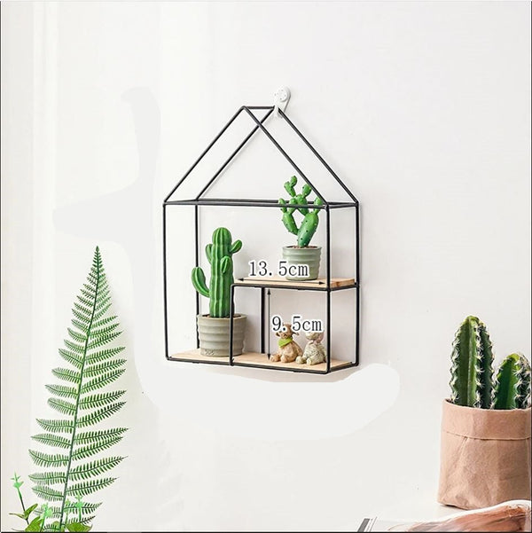 Wall-Mounted Floating Metal House Frame - zeests.com - Best place for furniture, home decor and all you need