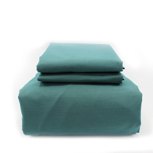 Fitted Sheet withPillow Covers - Teal - zeests.com - Best place for furniture, home decor and all you need