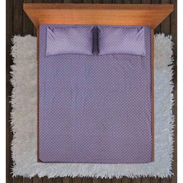 Fitted Sheet with 2 Free Pillow Covers - Deluge Dotted - zeests.com - Best place for furniture, home decor and all you need
