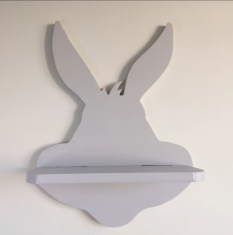 Bunny Boys Girls Kids Bedroom Floating Organizer Shelve Decor - zeests.com - Best place for furniture, home decor and all you need