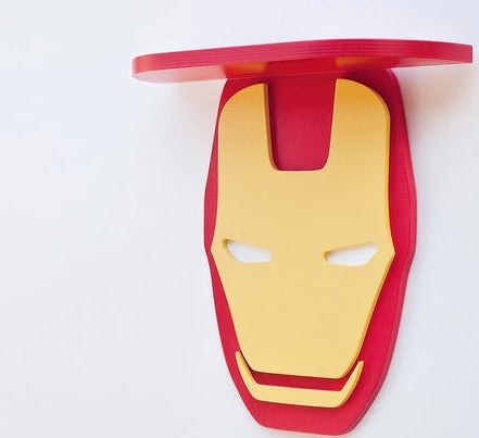 Iron Man Marvel Kids Bedroom Floating Organizer Shelve Decor - zeests.com - Best place for furniture, home decor and all you need