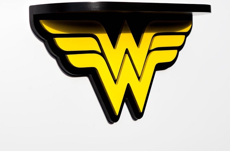 Wonder Women DC Kids Bedroom Floating Organzier Shelve Decor - zeests.com - Best place for furniture, home decor and all you need